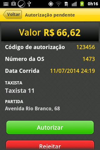 Taxi Macaé 24hs Cliente截图5