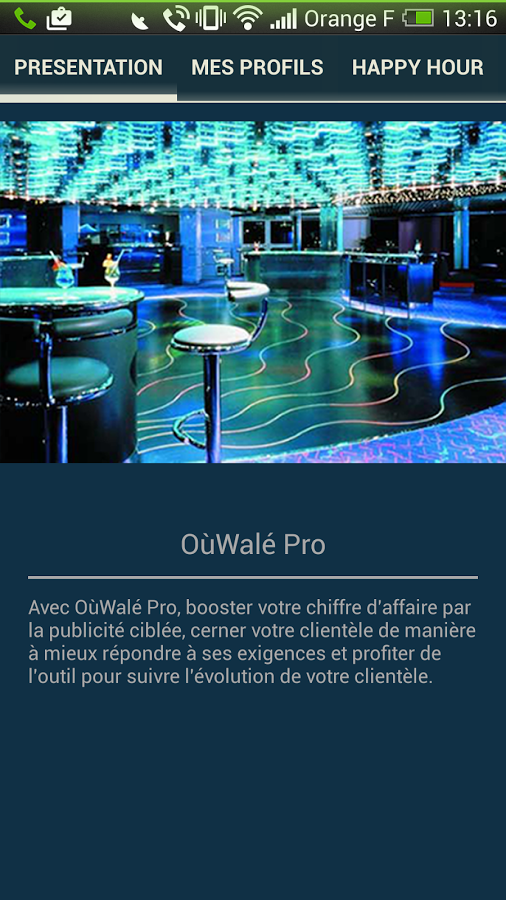 Oùwale Pro: bar, resto, disco截图3