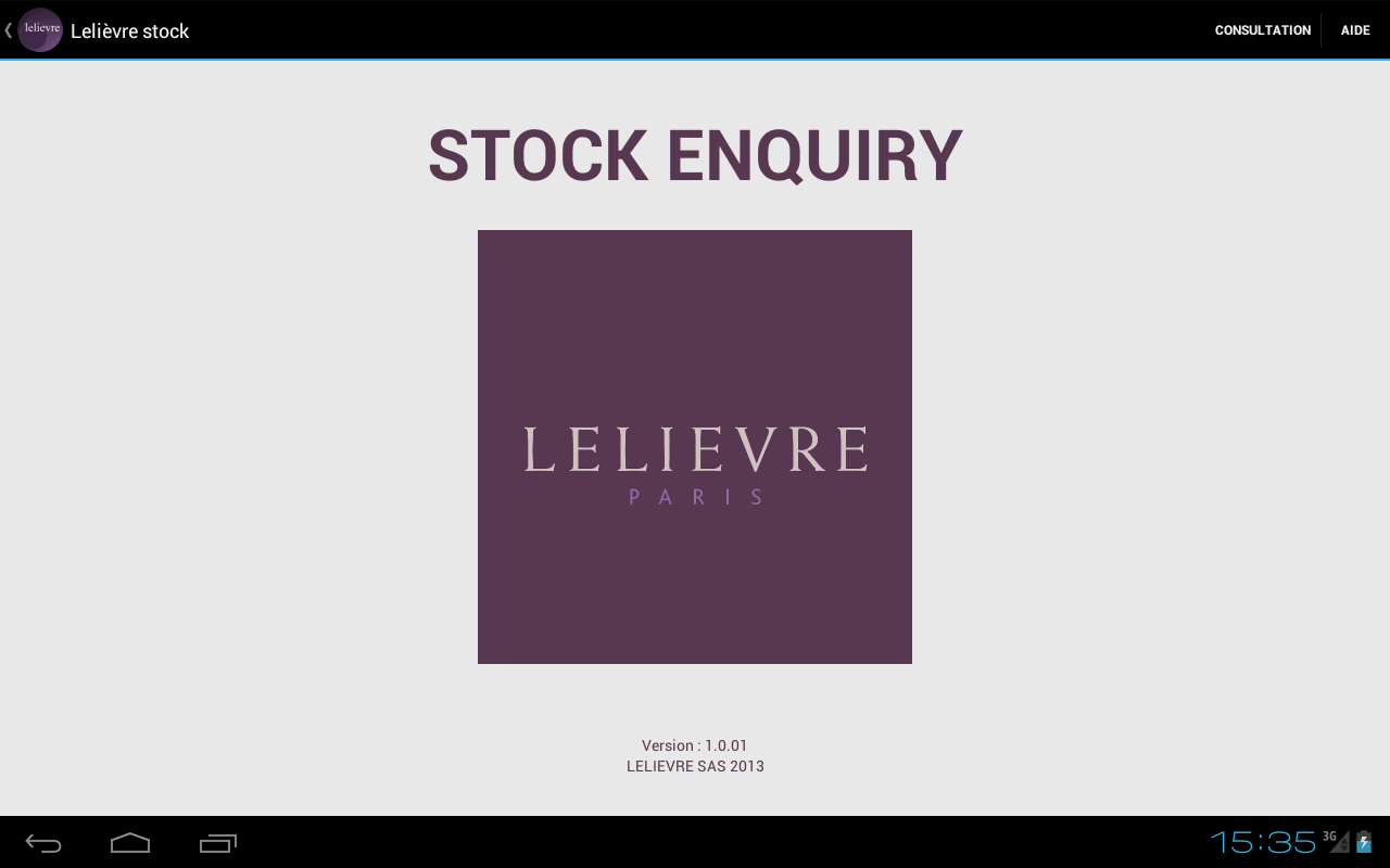 Lelièvre Paris Stock tablette截图1