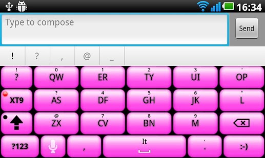 Pink Glow Better Keyboard Skin截图5