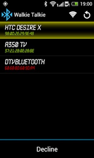 Bluetooth Walkie Talkie截图1