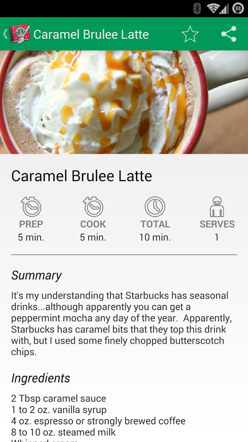 Recipe Guide for Starbucks截图5