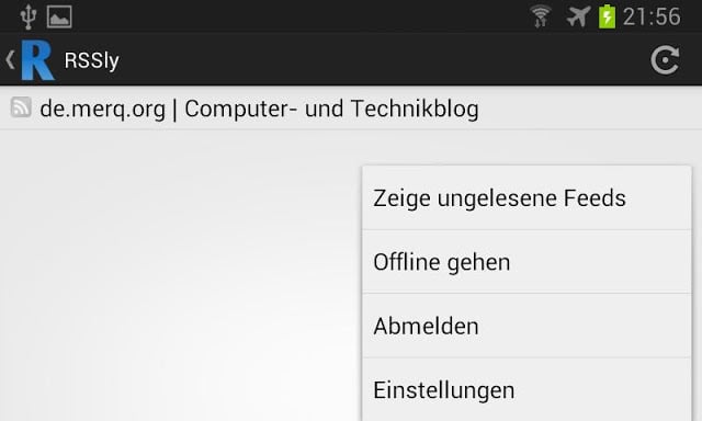 RSSly - Dein RSS-Reader截图1