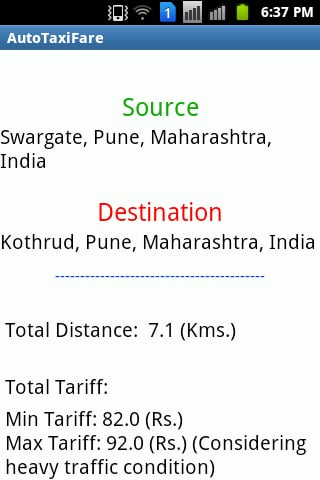 RickshawFare India cities截图5