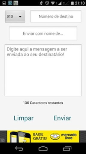 Envia SMS Brasil截图2