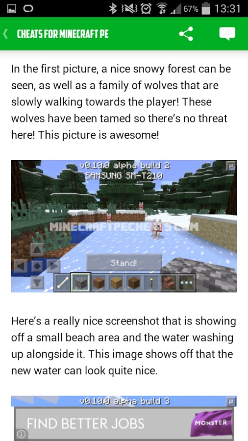 Cheats for Minecraft PE截图4