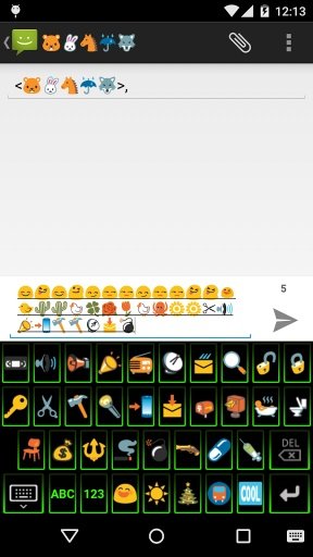 Emoji Matrix keyboard截图2