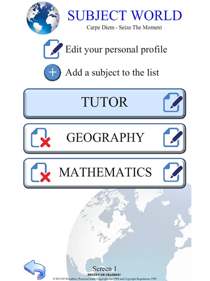 Subject World: Student E...截图1