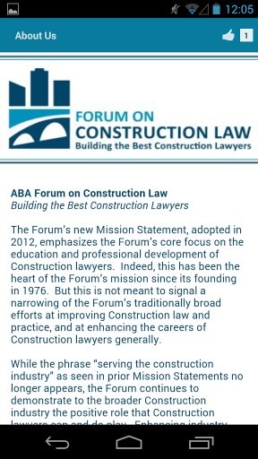 ABA Forum on Construction Law截图3