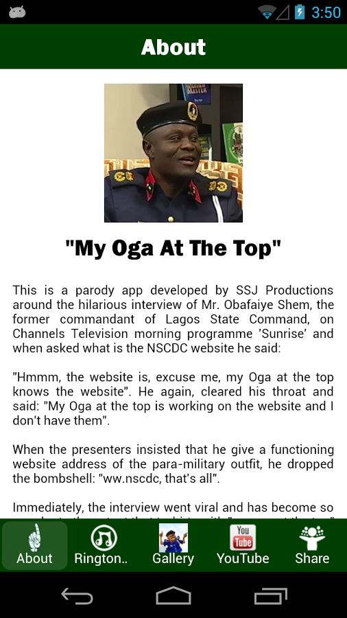 My Oga At The Top截图2