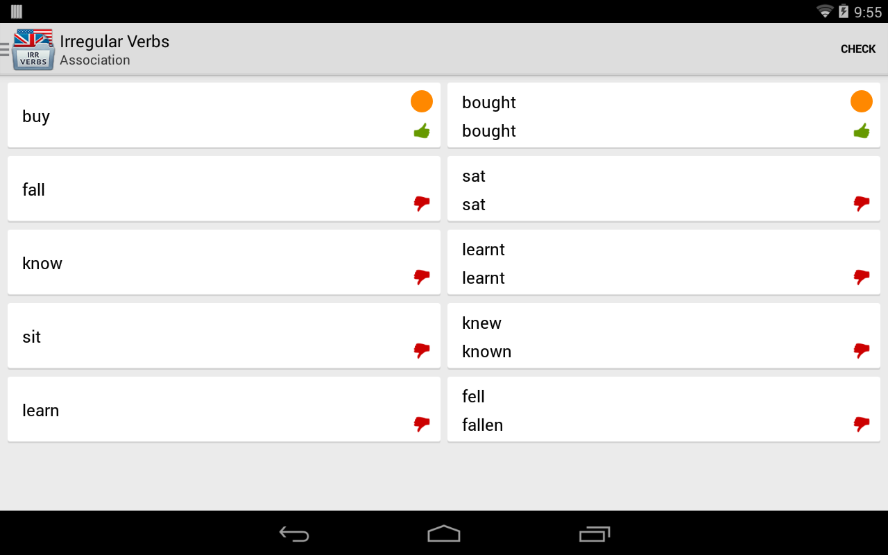 Irregular Verbs (EN/US)截图5