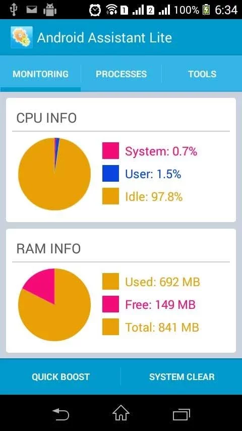 Memory Cleaner Pro for HTC截图1