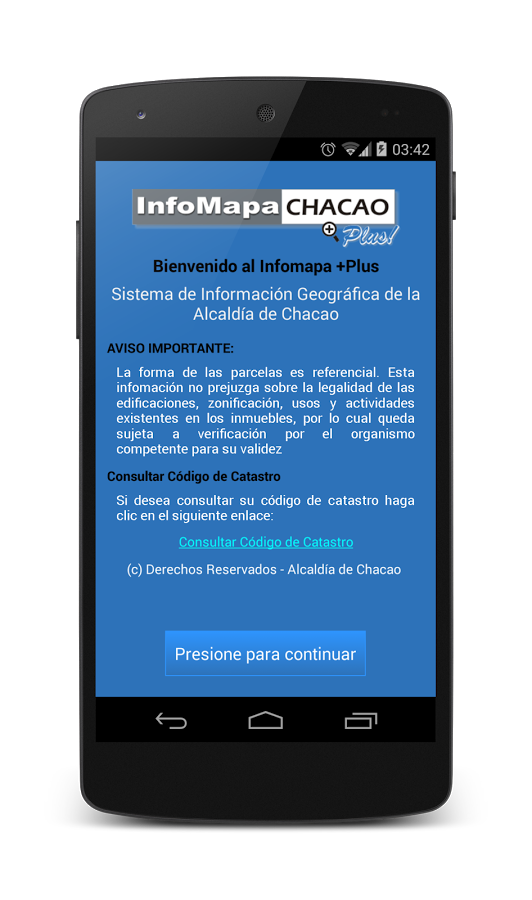 Infomapa Chacao +Plus Móvil截图1