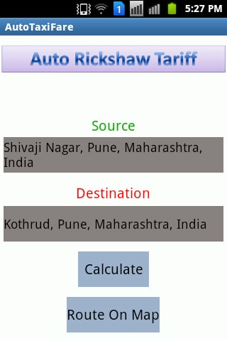 RickshawFare India cities截图7