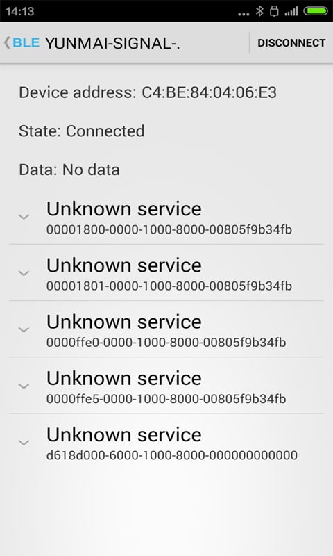 BLE Sample截图1