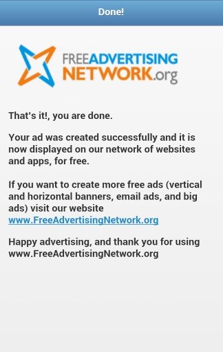 Free Advertising Network截图1