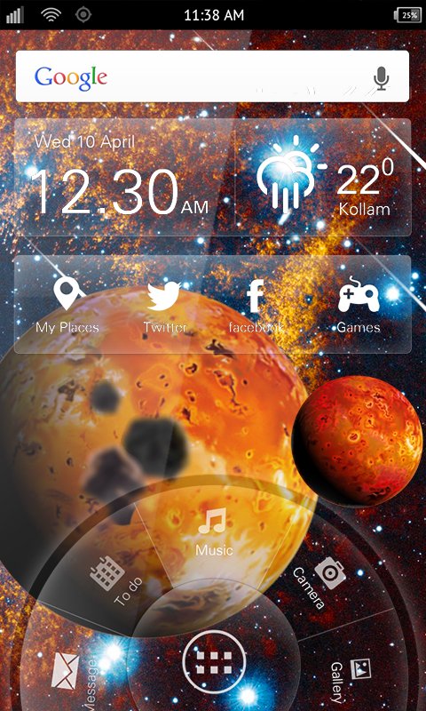 Galaxy S4 Space Wallpaper截图3