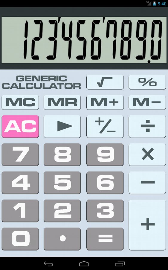 计算器 Generic Calculator(通用版)截图2