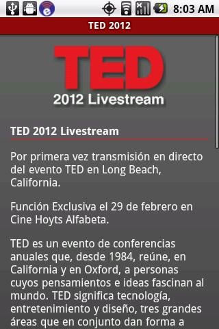 TEDx MVD2012 Live截图3