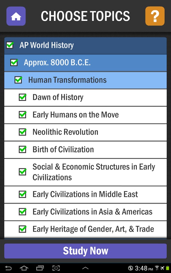 AP Exam Review Flashcard...截图1