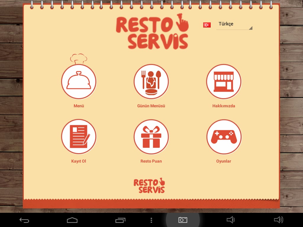 Restoservis Tablet Men&uuml;截图5