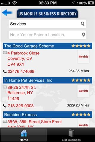 US Mobile Business Directory截图4