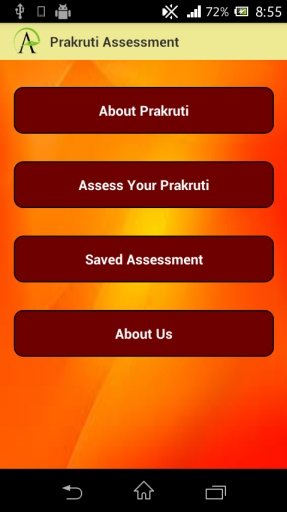 Ayurvedic Prakruti Assessment截图1