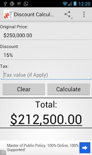 Discount Calculator Lite截图9