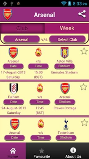 EPL Fixtures截图1