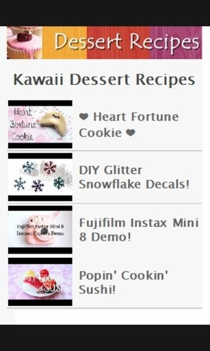 Recipes Dessert截图7