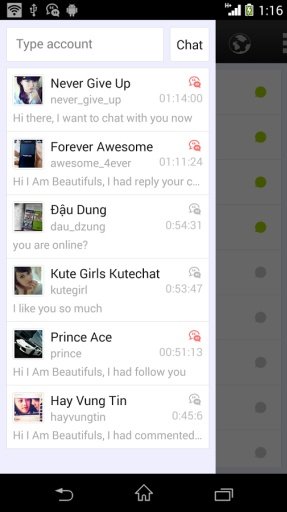 Kutechat Free Messages截图4