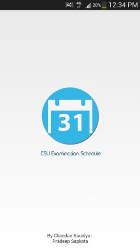 CSU Examination Schedule截图10