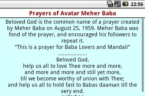 Prayers of Avatar Meher Baba截图2