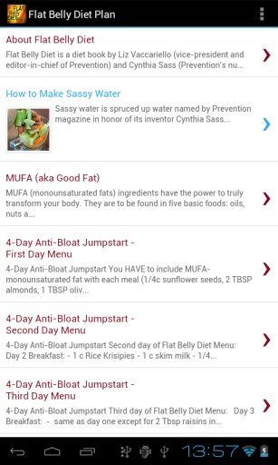 Flat Belly Diet Plan截图9