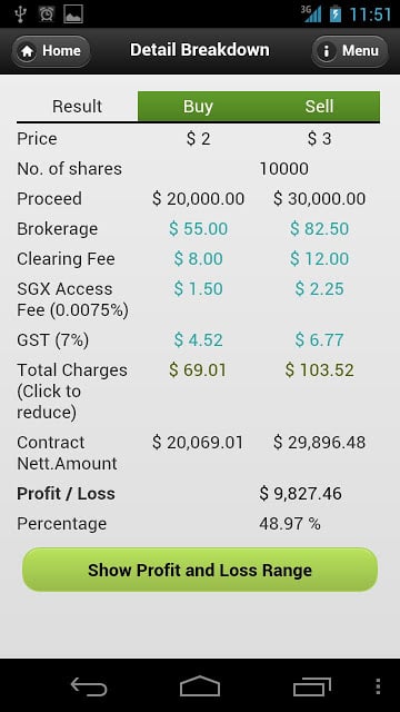 Stocks Calculator Singapore截图2