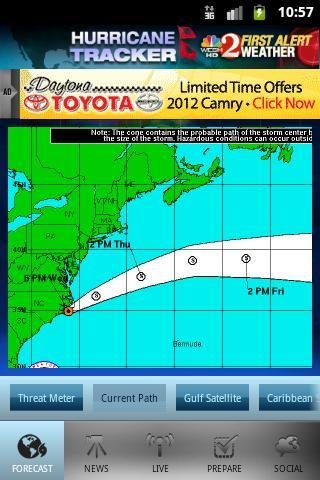 Hurricane Tracker WESH 2截图1