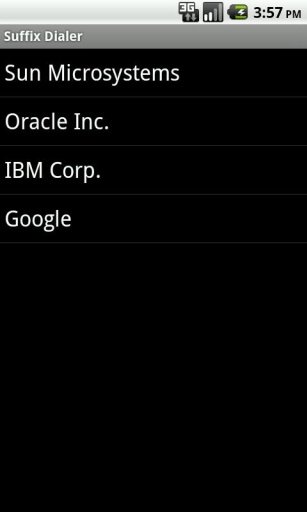 Suffix Dialer &amp; Widget截图3