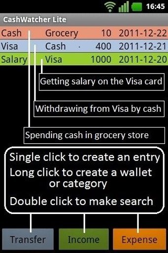 Cash Watcher Lite截图3