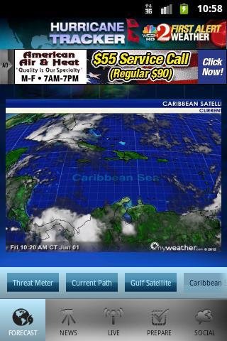 Hurricane Tracker WESH 2截图3