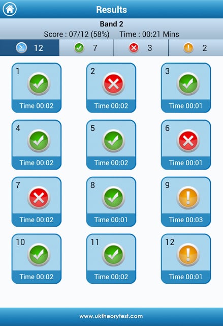 ADI-PDI Theory Test for UK LE截图1