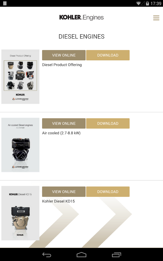 Datasheet Kohler–Lombardini截图4