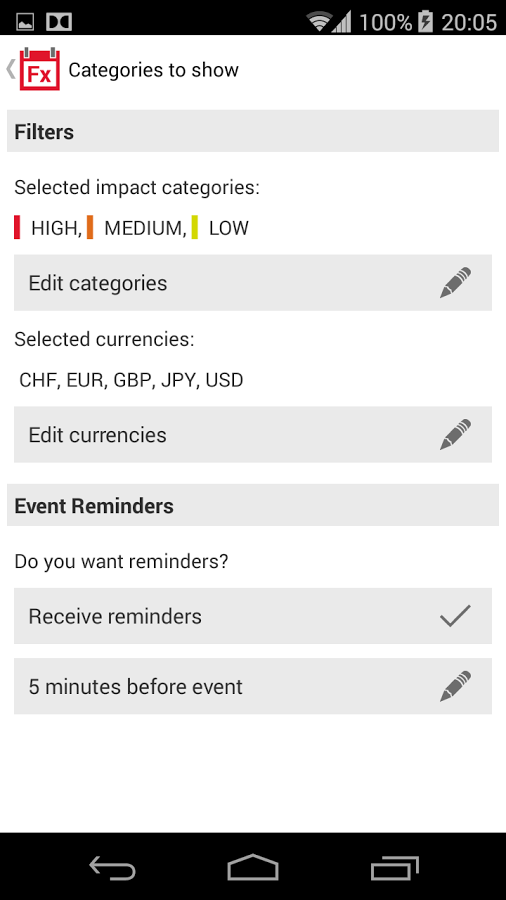 Forex Calendar截图2