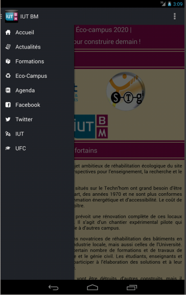 IUT Belfort-Montbéliard Mobile截图1