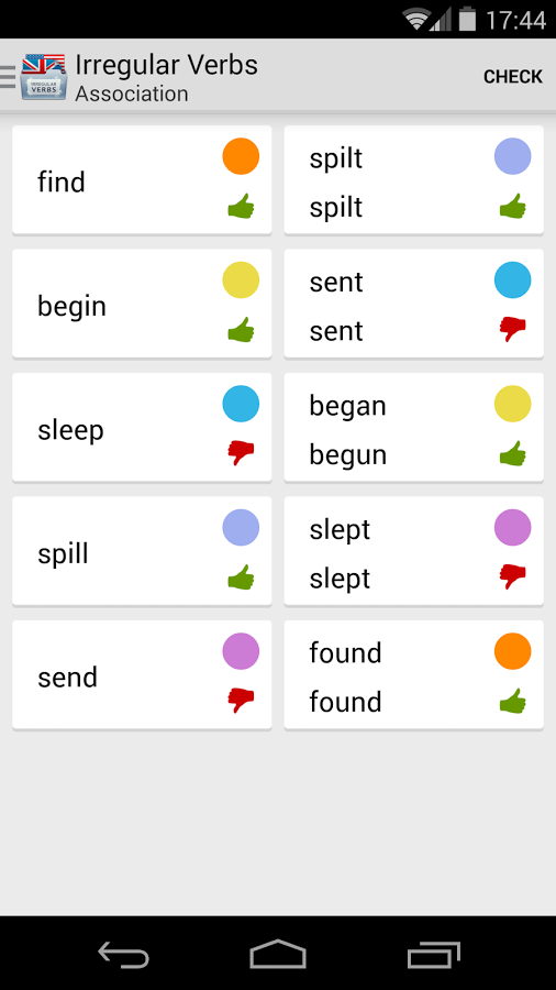 Irregular Verbs (EN/US)截图8