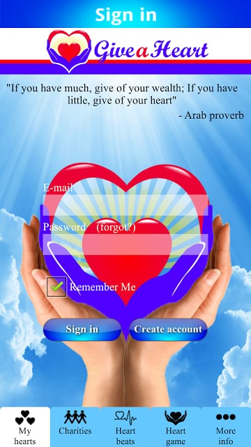 Give a Heart to Charity截图1