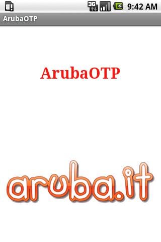 Aruba Mobile OTP截图1