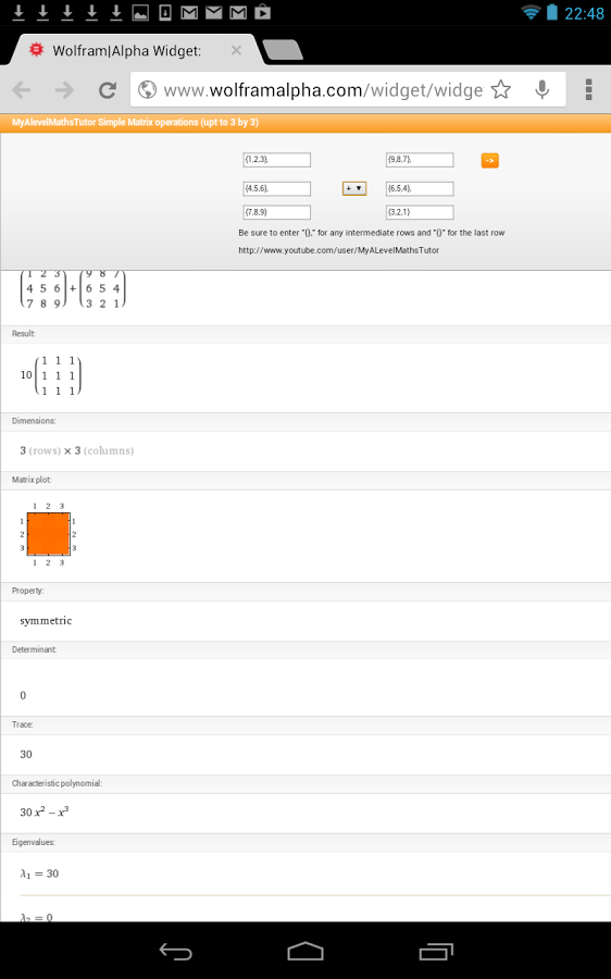 Matrix Add Subtract Calc...截图4