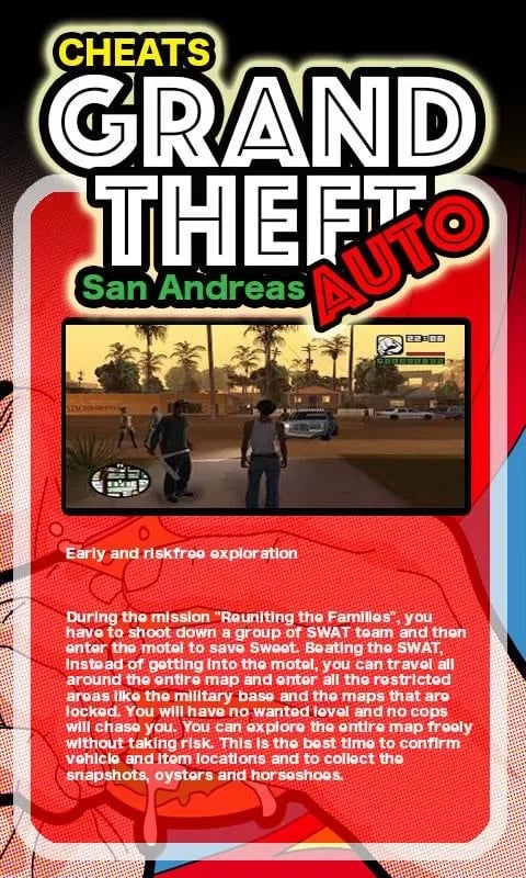 Cheats GTA San Andreas截图1
