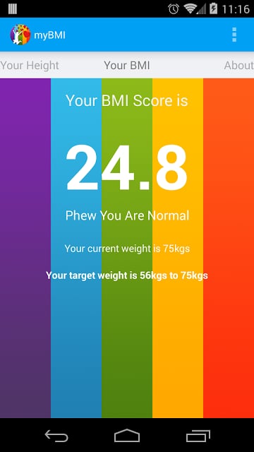 BMI Calculator by The Body Hug截图1