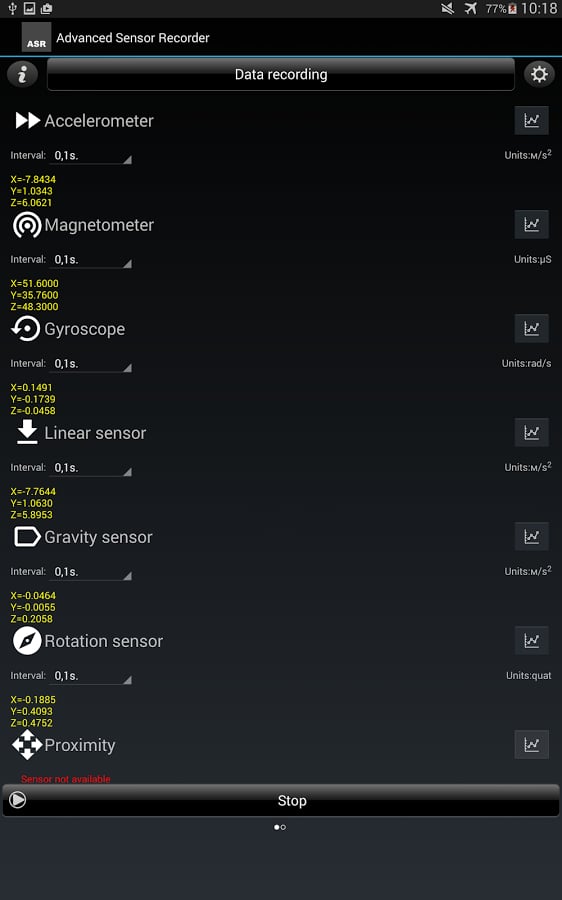 Advanced Sensor Recorder截图7